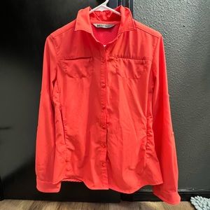 REI Womens fishing shirt button up